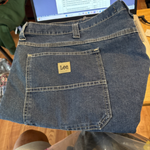 LEE Original Carpenter Men's Blue Denim Knee length Shorts Size 52. B 339