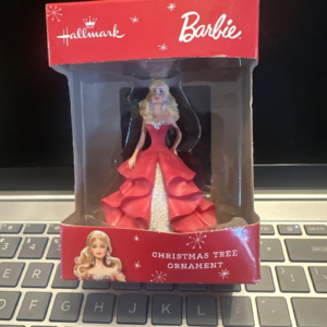 Hallmark 2015 Holiday Barbie Red Dress Christmas Ornament New XMAS